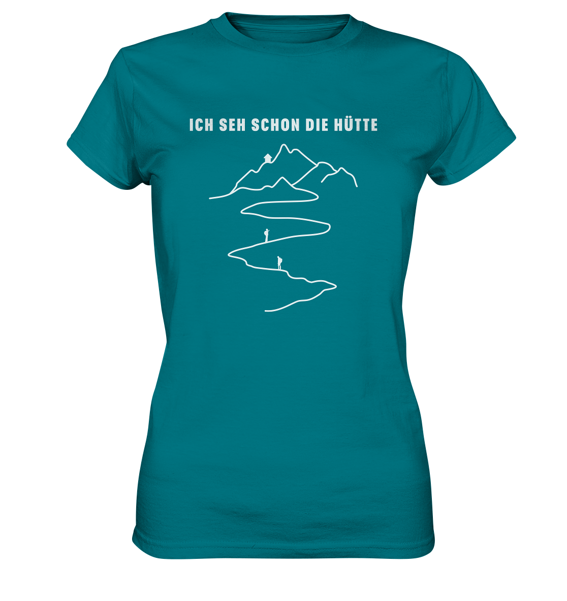 ICH SEH SCHON DIE HÜTTE - Damen Premium Shirt
