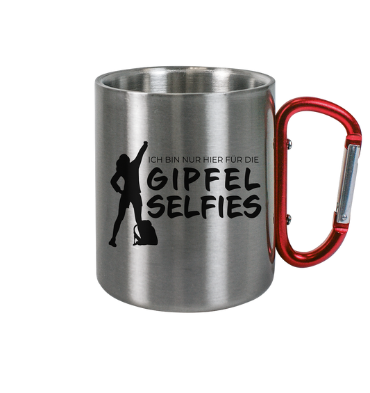 GIPFEL SELFIES - Edelstahl Tasse