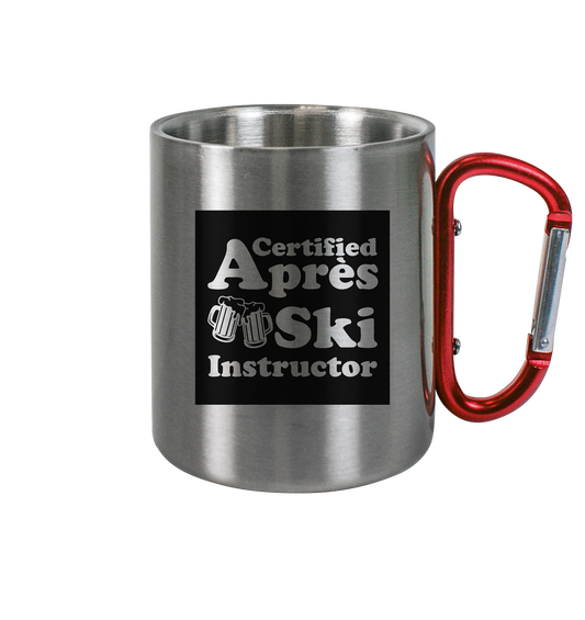 CERTIFIED APRES SKI INSTRUCTOR - Edelstahl Tasse