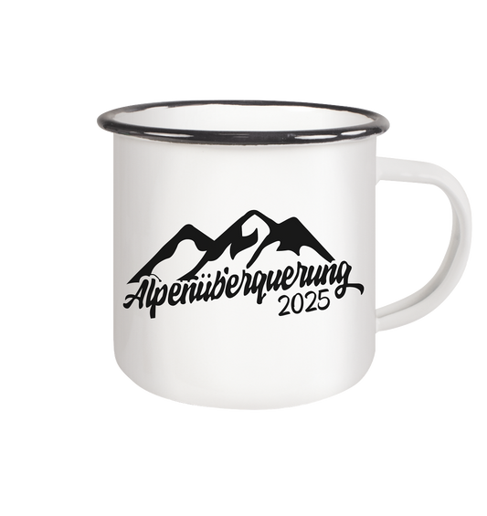 Alpenüberquerung 2025 - Emaille Tasse