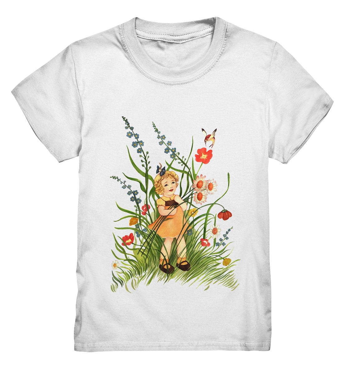 BLUMENMÄDCHEN - Kinder Premium Shirt