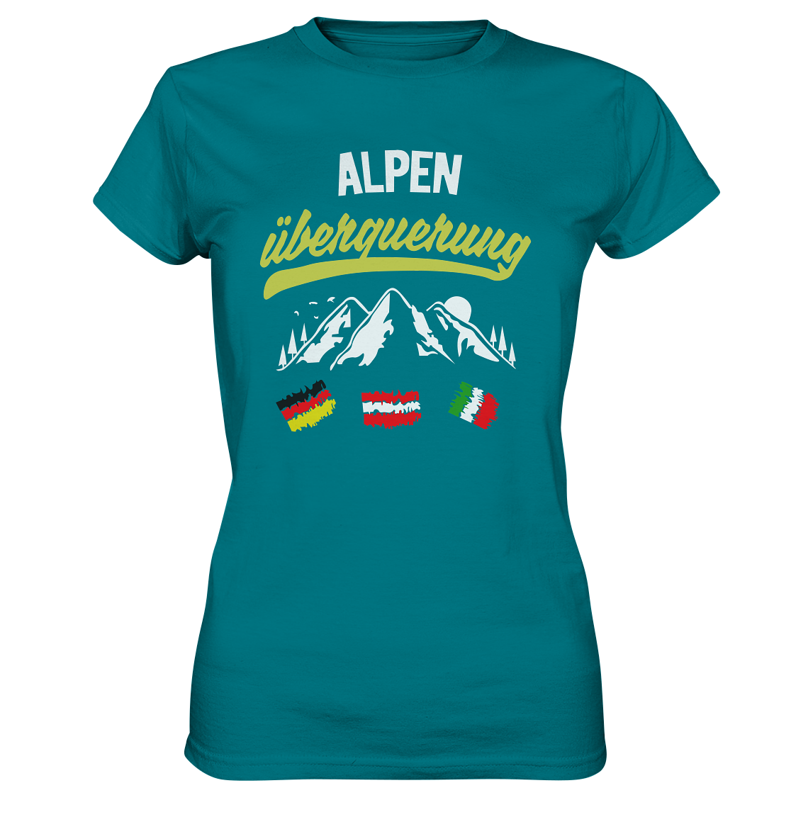 ALPENÜBERQUERUNG DREI LÄNDER - Damen Premium Shirt