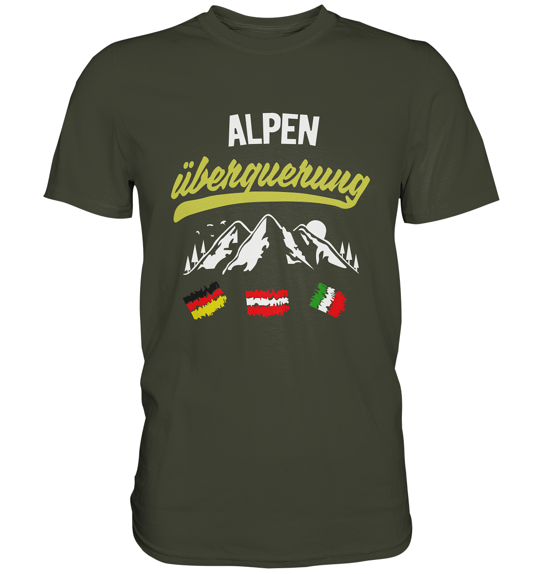 ALPENÜBERQUERUNG DREI LÄNDER - Premium Shirt