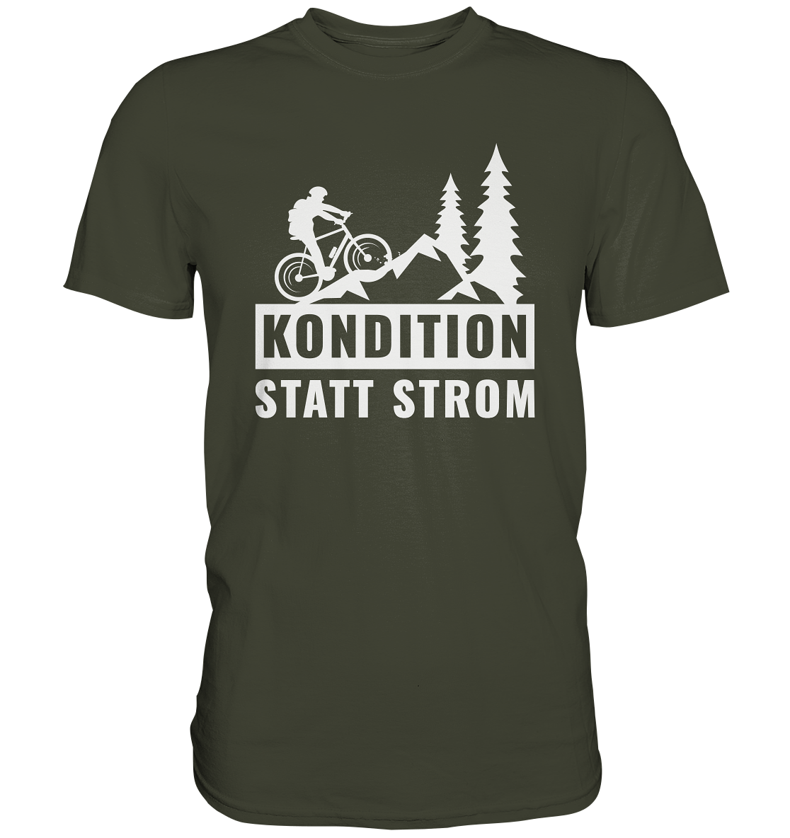 KONDITION STATT STROM - Premium Shirt